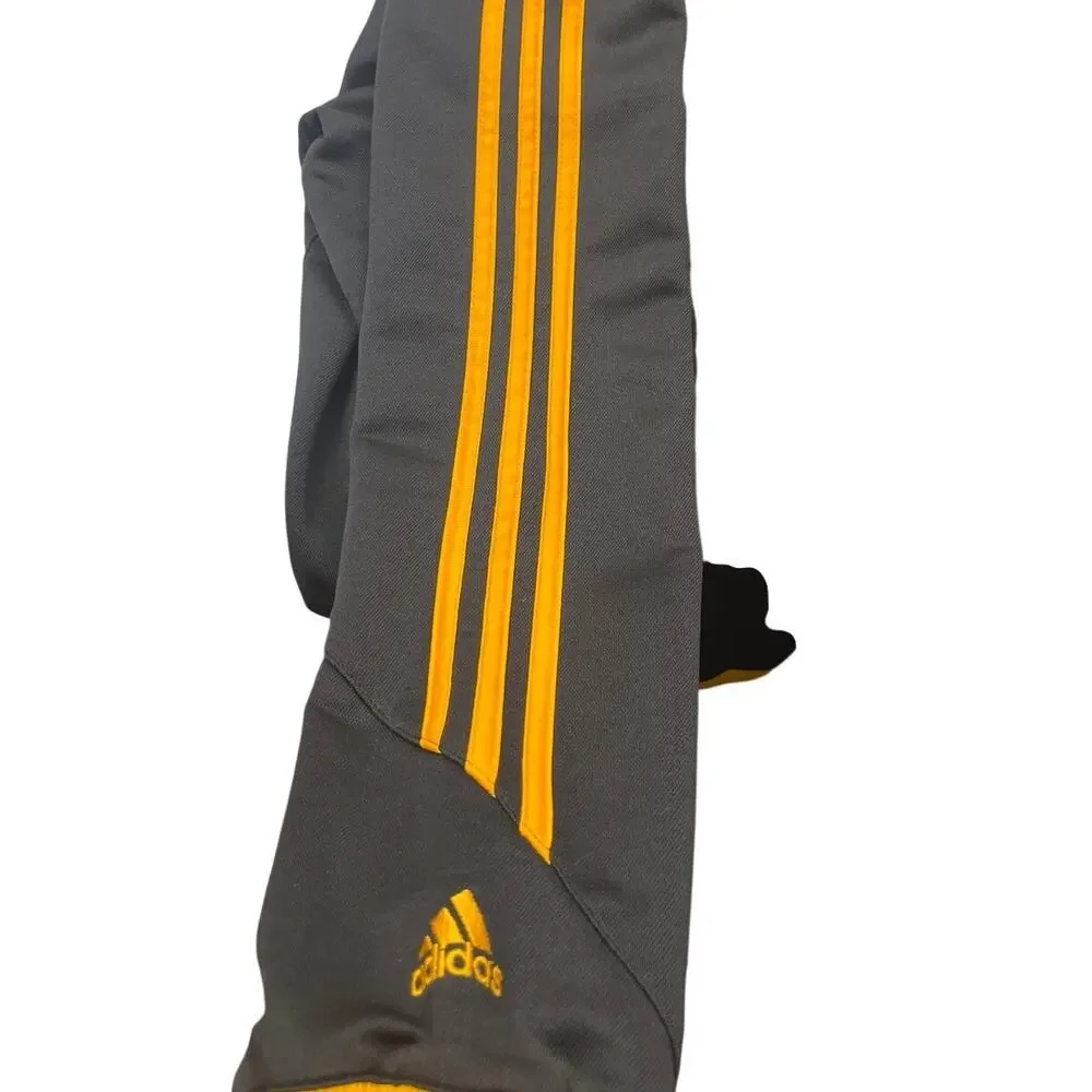 Adidas LA Lakers Track Jacket Gray Gold Full Zip XL